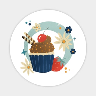 Chocolate cupcake Magnet